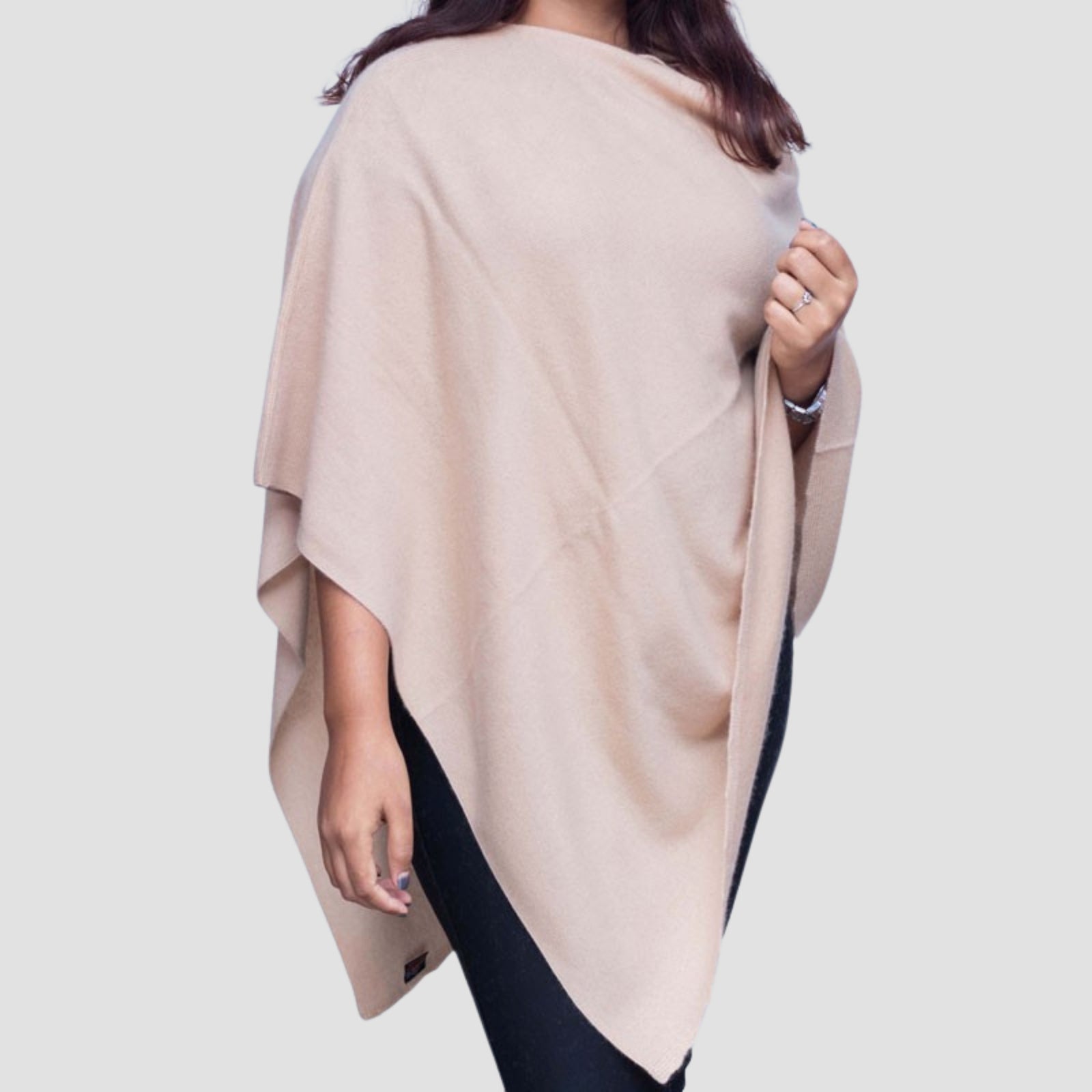 100% Cashmere Poncho for Women – Lightweight, Luxury Wrap by Anitya – Soft, Cozy, and Elegant, Available in Multiple Colors