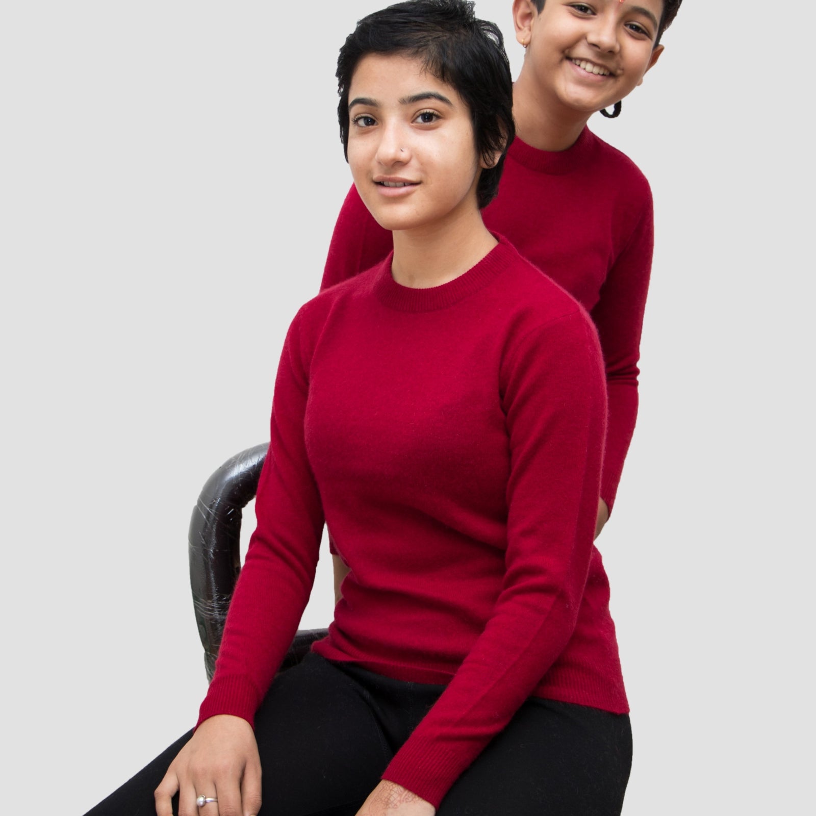 Kids’ 100% Pure Cashmere Sweater – Soft, Warm & Lightweight | Handmade in Nepal
