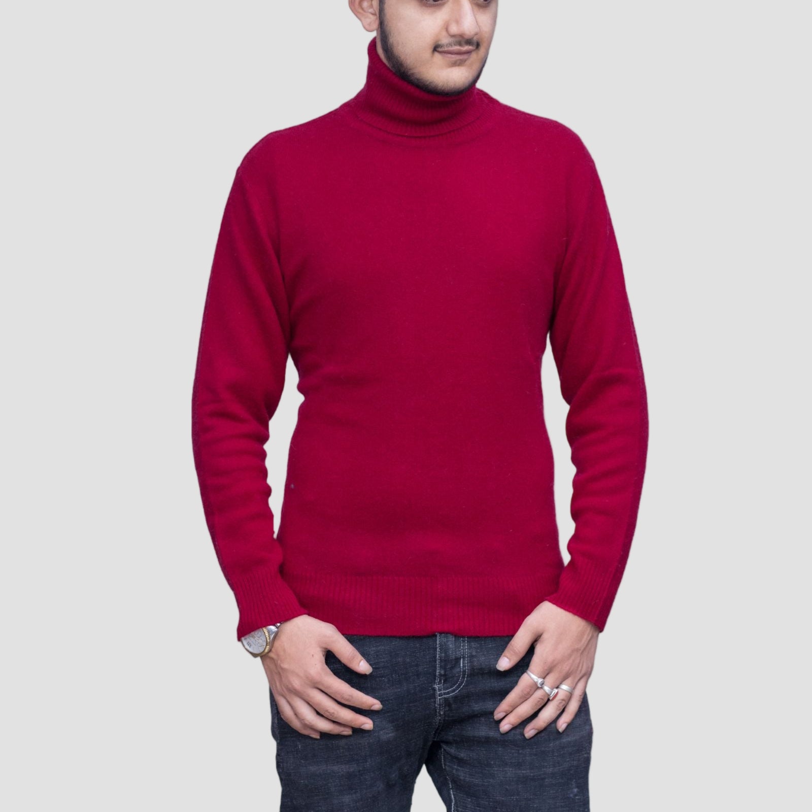 Close up of knit texture, cashmere detail Nepal