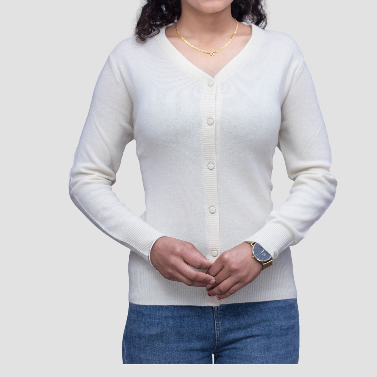 100% Certified Cashmere Cardigan Sweater for Women – Lightweight, Luxury Handloom Knit by Anitya – Cozy Outerwear, Available in Multiple Sizes & Colors