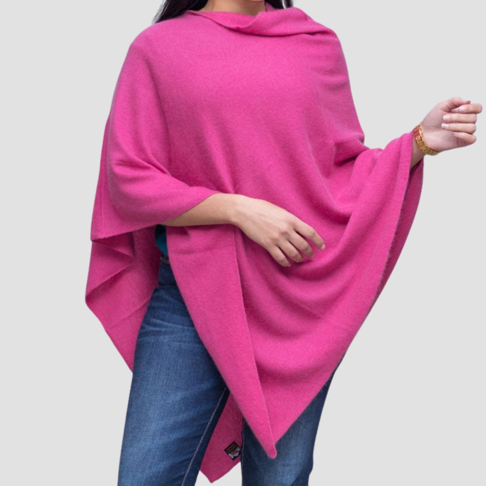 100% Cashmere Poncho for Women – Lightweight, Luxury Wrap by Anitya – Soft, Cozy, and Elegant, Available in Multiple Colors