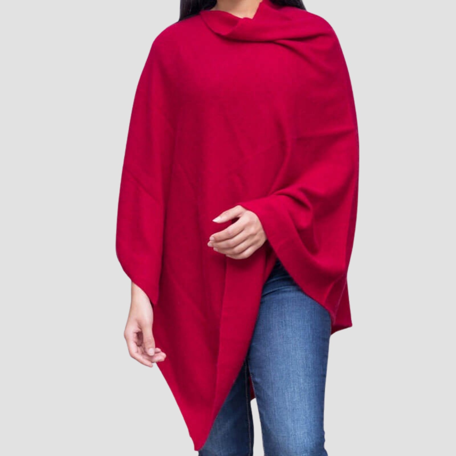 100% Cashmere Poncho for Women – Lightweight, Luxury Wrap by Anitya – Soft, Cozy, and Elegant, Available in Multiple Colors