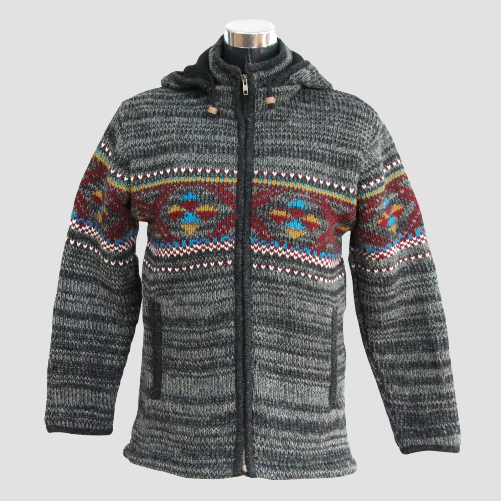 Handwoven Woolen Sweater Hoodie – Warm, Stylish, and Ethically Made by Anitya – Premium Winter Wear for Women