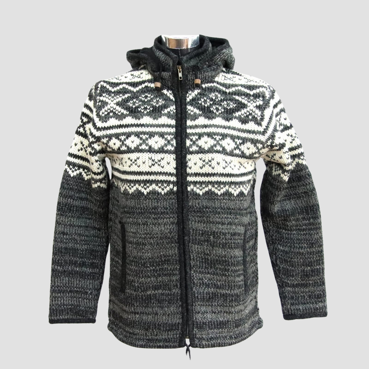 Handwoven Woolen Sweater Hoodie – Warm, Stylish, and Ethically Made by Anitya – Premium Winter Wear for Women