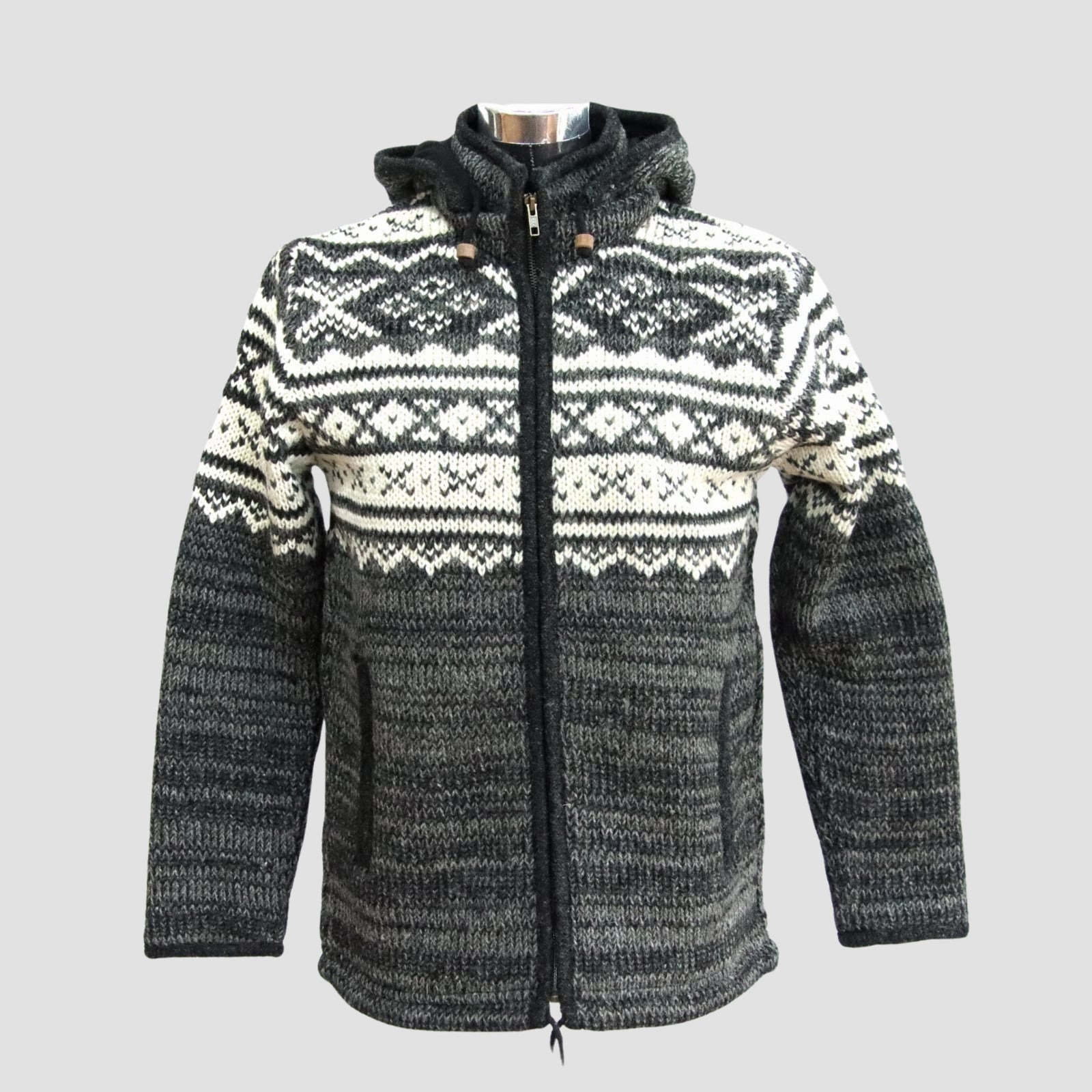 Handwoven Woolen Sweater Hoodie – Warm, Stylish, and Ethically Made by Anitya – Premium Winter Wear for Women