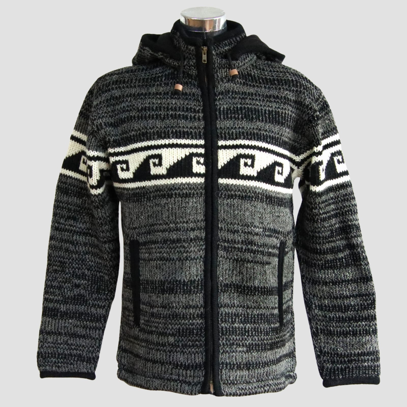 Handwoven Woolen Sweater Hoodie – Warm, Stylish, and Ethically Made by Anitya – Premium Winter Wear for Women