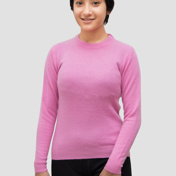 Kids’ 100% Pure Cashmere Sweater – Soft, Warm & Lightweight | Handmade in Nepal