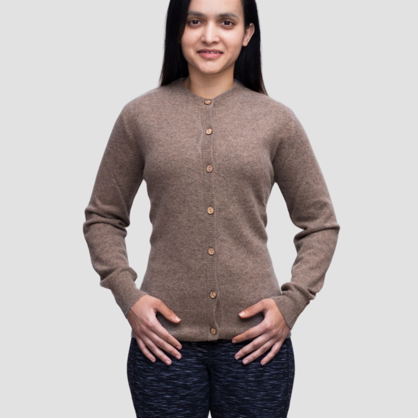 100% Certified Cashmere Cardigan Sweater for Women – Lightweight, Luxury Handloom Knit by Anitya – Cozy Outerwear, Available in Multiple Sizes & Colors